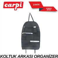 CEPLiK KOLTUK ARKASI ORGANiZER KUMAS SiYAH ÇANTALI 1